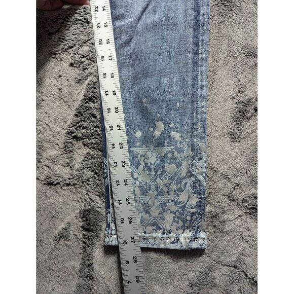 Grace In LA High Waist Skinny Jeans Women's Size 26 Medium Wash - Picture 8 of 13